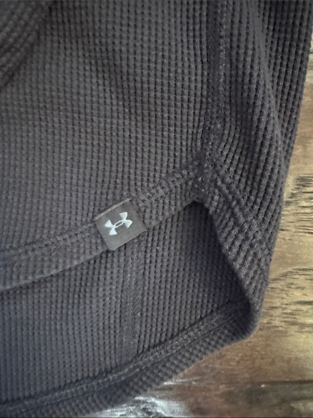 Under Armour Women's Black Long-Sleeve Look Hooded Tee - Picture 2 of 7